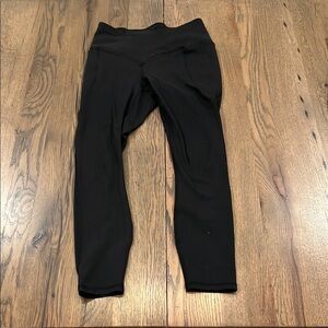 Fabletics Black Leggings with Performance Fabric and Slim Fit